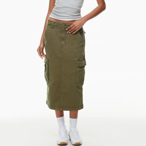 NWT Aritzia TNA cotton twill cargo skirt - Picture 3 of 4